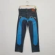 thumbnail image 1 of Pantalones de chándal a rayas con cinta Multicolor para hombres y mujeres, pantalones de mariposa bordados, Jogger con cordón, cremallera, bolsillo, la mejor calidad, 1 of 5