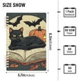 thumbnail image 2 of FORMRS 1-Subject Spiral Notebook 8" x 5" College Ruled 60 Refillable Sheet, 2 Pack, Black Halloween Cat, 2 of 7