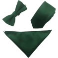 thumbnail image 1 of HAHDAXIA Ensemble 3 Pcs pour Hommes, Mode, Cravates Moulantes en Polyester, Nœud Papillon, Nœud Papillon, Poche, Carré, 1 of 3
