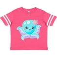 thumbnail image 3 of Inktastic Cute Octopus Blue with Star Boys or Girls Toddler T-Shirt, 3 of 5