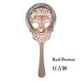 thumbnail image 1 of Passoire à Cocktail en Forme de Crâne Passoire à Hawthorne Outil de Bar en Acier Inoxydable Rouge Bronze, 1 of 6