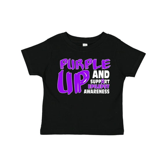 Inktastic Purple Up Epilepsy Boys or Girls Toddler T-Shirt