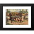 thumbnail image 2 of Konstantin Stoitzner 14x11 Black Modern Framed Museum Art Print Titled - Peasantine, 2 of 5