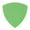Green, variant on Exotic Plectrums - Delrin Orange Guitar Or Bass Pick - 0.60 mm Medium Light Gauge - Premium Made In USA - 346 Rounded Triangle Shape - 1 Pack