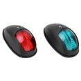 thumbnail image 3 of Marine Sailing Signal Lights, LED Navigation Lights Screw Installation IP66 Waterproof  For Ships Black, 3 of 8