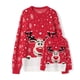 thumbnail image 2 of Suéter navideño a juego para toda la familia, nuevo jersey holgado de manga larga con cuello redondo y estampado de renos para otoño e invierno 2024, 2 of 4