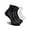3 Black + 3 White, variant on CelerSport 6 Pack Men's Ankle Socks with Cushion, Sport Athletic Running Socks