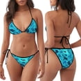 thumbnail image 3 of Balery World Turtle Day Pijama Estampado Bikini de Dos Piezas para Mujer - Conjunto de Bikini Ajustable Sexy y Cómodo para Playa, 3 of 6