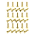thumbnail image 1 of Unique Bargains Brass Hex Bolts, M5x16mm 30 Pack Fully Thread Grade 4.8 Machine Screws, 1 of 4