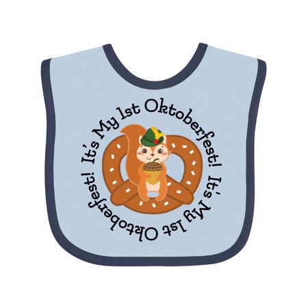

Inktastic 1st Oktoberfest German Celebration Fall Gift Baby Boy or Baby Girl Bib