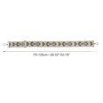 thumbnail image 2 of Unique Bargains 1 Pc Jacquard Pattern Bright Silver Tone Hook Handbag Strap for Dating Yellow Polyester, 2 of 5