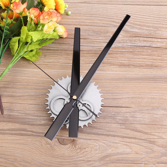 Diseño Simple acrílico DIY mecanismo engranaje reloj de pared grande novedad decoración del hogar nuevo plata