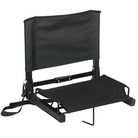 Zeny Stadium Seats Bleacher Seat Chairs with Backs and Cushion, Folding & Portable, Bonus Shoulder Straps
