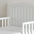 thumbnail image 6 of Child Craft Hampton Toddler Bed with Guard Rails, Arch Top, Low to Ground, Pine Wood, Matte White, 6 of 8