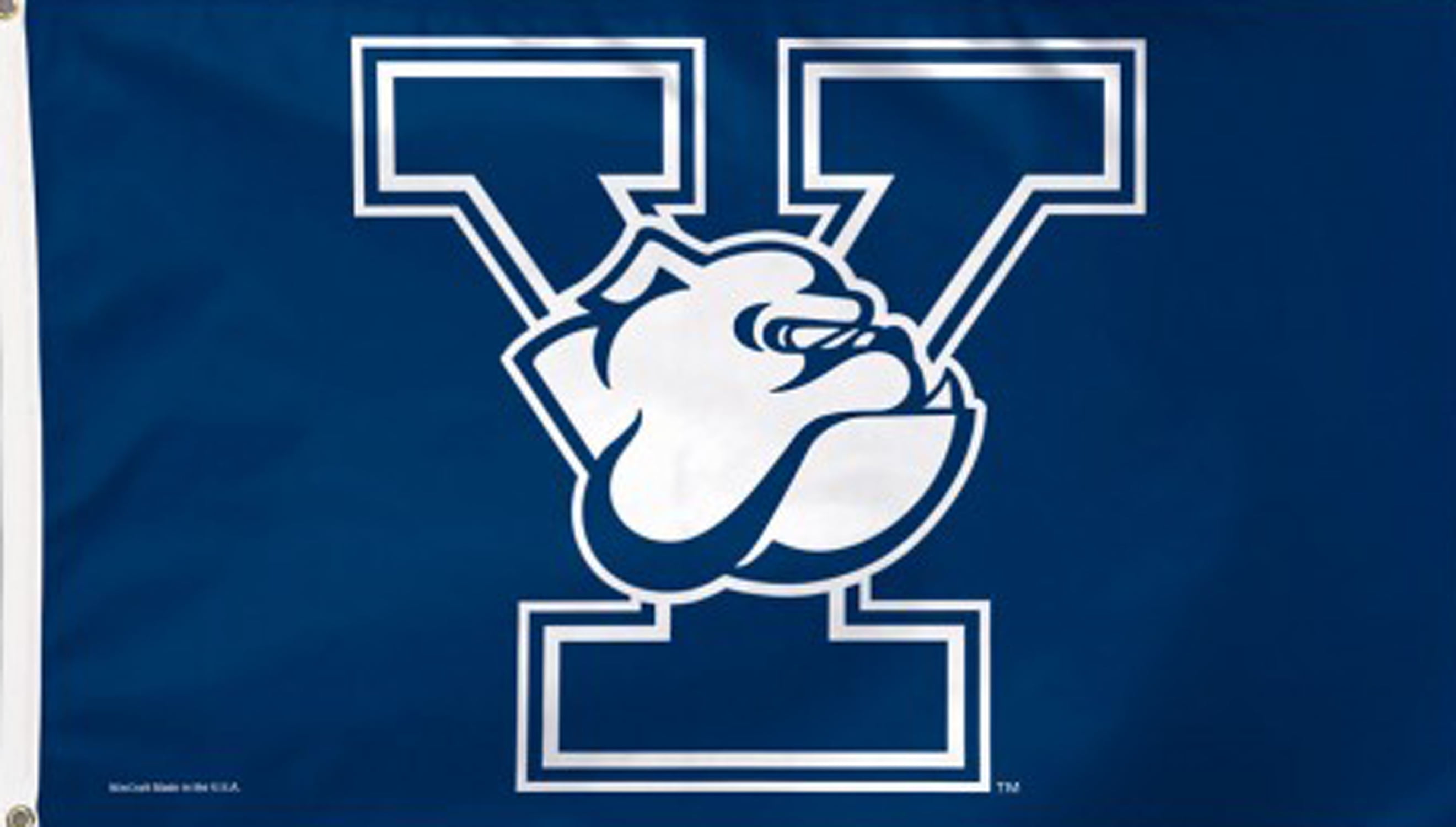 Yale University Bulldogs Grommet Flag Deluxe NCAA Licensed 3' x 5