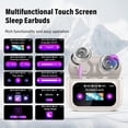 thumbnail image 5 of Sleep Earbuds Bluetooth 5.4 in Ear Smart Touch Screen Headphones, 48H Noise Cancelling Ear Buds with 5 EQ Modes, Mini Wireless Headphones Small Design for Side Sleepers, Clear Calls Earphones, IPX7, 5 of 9