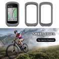 thumbnail image 4 of Funda de silicona para cronómetro, funda para ordenador de bicicleta para Garmin Explore 2 (gris oscuro), 4 of 8