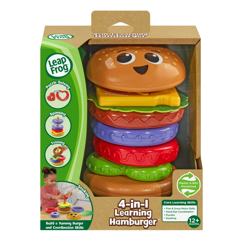 LeapFrog 4-in-1 Learning Hamburger Plastic & fabric Plastic