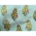 thumbnail image 4 of oneOone Cotton Cambric Fabric Leaves|Swirl & Floral Block Print Fabric BTY 56 Inch Wide, 4 of 4