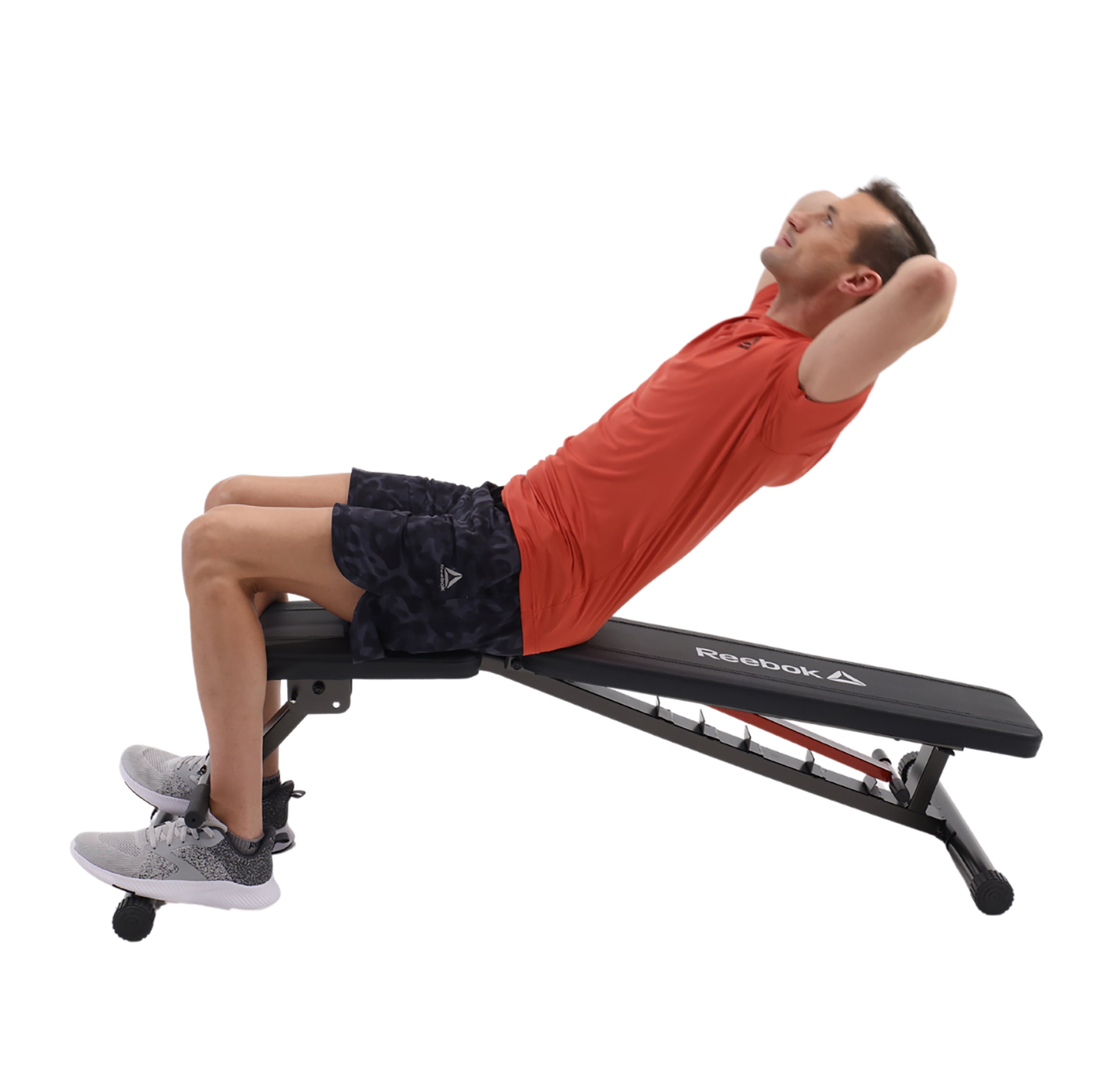 Reebok Adjustable Utility Bench – 600 lb Capacity, 6-Position Adjustment, Heavy-Duty Steel