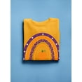 thumbnail image 3 of Halloween Rainbow W Pumpkin Sweatshirt Women -Image by Shutterstock, Female Large, 3 of 4