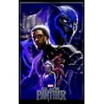 thumbnail image 2 of Men's Marvel Black Panther 2018 Character Collage  Graphic Tee Black 5X Large, 2 of 5
