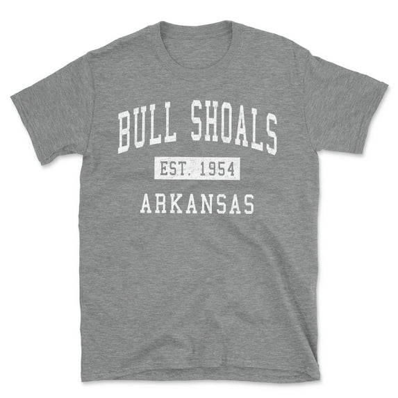 Bull Shoals Arkansas Classic Established Men's Cotton T-Shirt