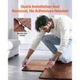 thumbnail image 6 of Interlocking Dance Floor Tiles 25 Pieces 12.4x12.4 Inch Portable Practice Flooring Cushioned Base Oak Wood Grain 25 Sq Ft per Box, 6 of 7