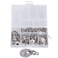 thumbnail image 1 of Washers, Various Sizes Durable Flat Washer Wide Use 304 Stainless Steel  for Decoration for Maintenance, 1 of 8