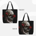thumbnail image 2 of Easygdp Realistic Rose Skull Bolsa Tote para Mujer, Bolso de Hombro para Trabajo, Playa, Viajes, Compras y Supermercado, 2 of 7