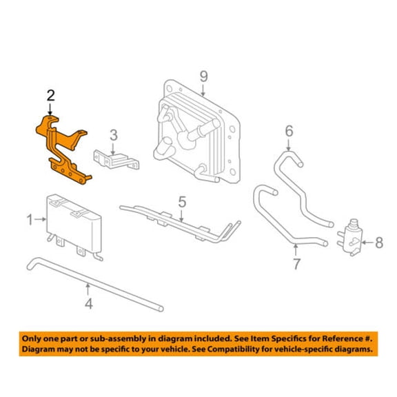 Chevrolet GM OEM 15-18 City Express 2.0L-L4-Transmission Cooler Bracket 19316325