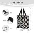 thumbnail image 3 of Easygdp White Sunflowers Bolsa Tote para Mujer, Bolso de Hombro para Trabajo, Playa, Viajes, Compras y Supermercado, 3 of 7