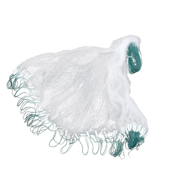 CIMAXIC monofilament mesh net Fishing Net Green Fishermen Outdoor Fishing 1Pcs
