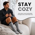 thumbnail image 6 of Yacht & Smith Wholesale Bulk Merino Wool Thermal Hiking Boot Socks, Mens Womans Kids (Womens/Black, 60), 6 of 7