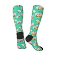 thumbnail image 4 of Balery Avocado Lovers Printed Novelty Socks Men's Women's Crew Socks Sports Socks Knee High Socks Cotton Socks Quirky and Cool Socks, 4 of 9