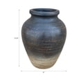 thumbnail image 4 of Decorative Terracotta Vase for Living Room Decor - Stylish Home Decor Accent for Bedroom, Office Spaces, or Table Centerpiece - Casual Flower Vase for Hallway Styling or House Decor - 11", Brown, 4 of 12