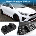 thumbnail image 2 of Interruptor de ventana eléctrica único para el lado del conductor delantero izquierdo para Kia Ceed 2018-2022 en negro, 2 of 7