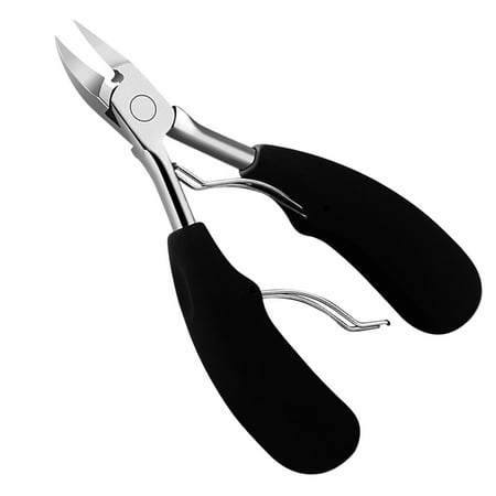 Heavy Duty Toenail Clippers for Thick or Ingrown Nails, Heavy Duty Sharp Stainless Steel Toenail Nipper with Soft Non-Slip Handle, Pedicure Travel Manicure, (Best Way To Treat Ingrown Toenail)