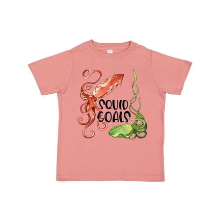 

Inktastic Squid Goals Gift Toddler Boy or Toddler Girl T-Shirt