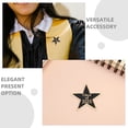 thumbnail image 2 of 5 broches de graduación con forma de estrella, broches decorativos para ropa y mochilas, broches de aleación de zinc., 2 of 4