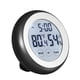 thumbnail image 1 of ° C / ° F Digital termómetro higrómetro Temperatura Humedad Medidor Reloj despertador tecla táctil Tomshoo Medidor de temperatura y humedad, 1 of 7