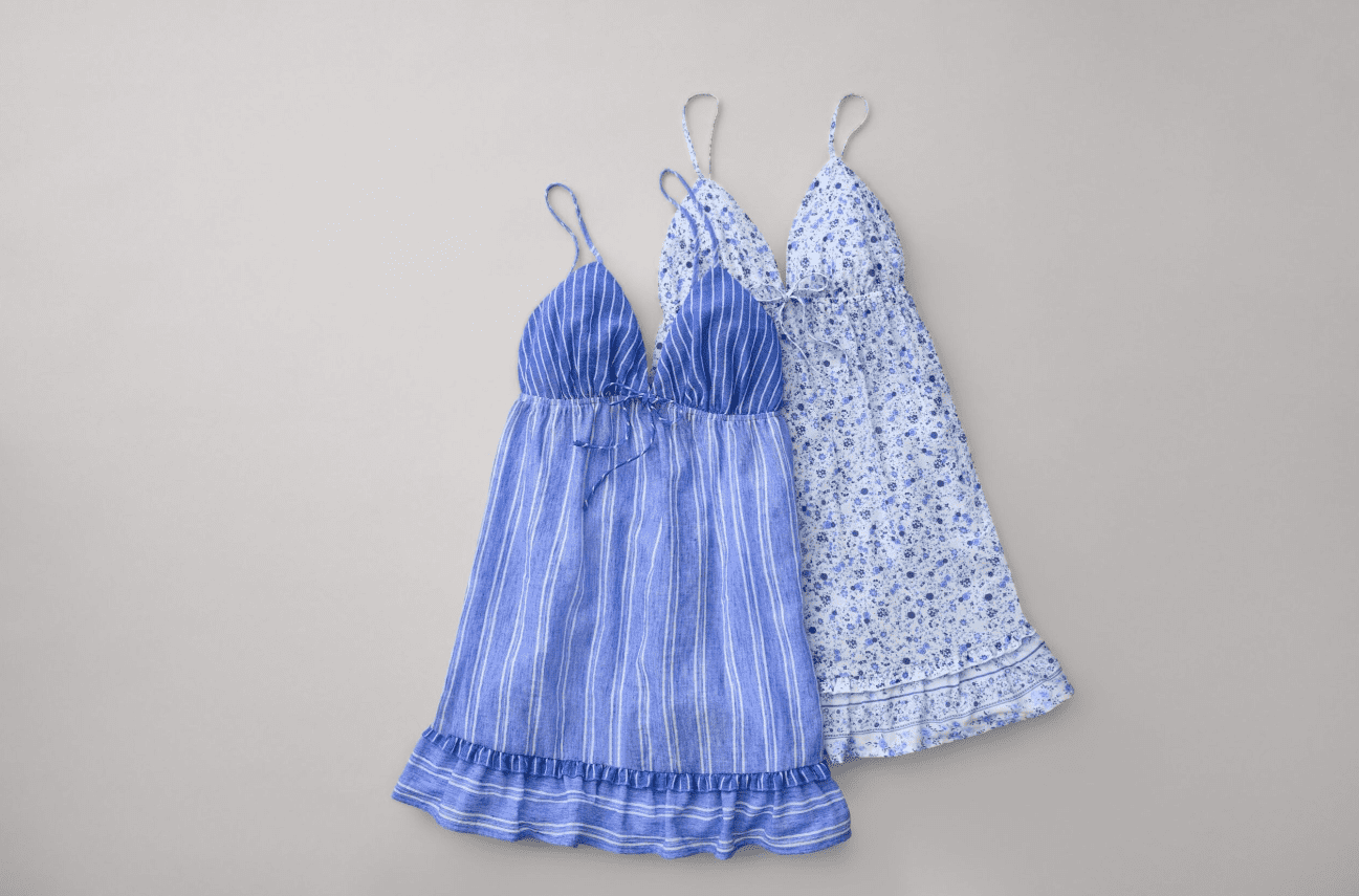 No Boundaries Tiered Cami Sleep Dress, Women's XS-XXL