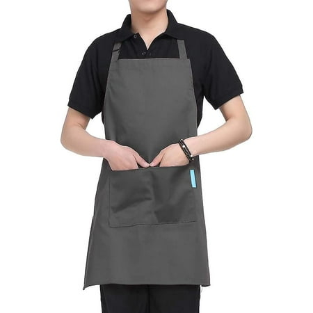 Apron Cooking Apron Kitchen Apron Bib Apron In 5 Adjustable Neck Straps ...