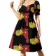 thumbnail image 2 of Vestido de manga corta con estampado de mapa de Tigray, vestido de noche de lujo para mujer, vestido de verano para mujer coreana, 2 of 8