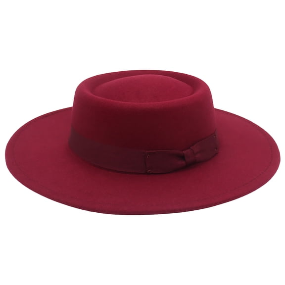 Avaner Big Wide Brim Fedora Hat for Women: Felt Panama Rancher Hat - for Daily Commutes, Dates, and Small Party