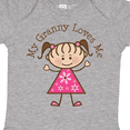 thumbnail image 4 of Inktastic My Granny Loves Me Girls Baby Bodysuit, 4 of 5