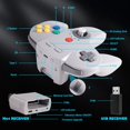 thumbnail image 4 of Manette en Ligne Sans Fil N64 2,4 GHz avec Commutateur, Récepteur USB et Récepteur N64, Compatible avec PC Windows, Portable, iOS, Mac, Raspberry Pi, N64 / Switch Online/NSO, 4 of 9