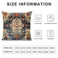 thumbnail image 6 of Nawypu Set of 2 Boho Pillow Cover, Blue Red Ethnic Design Outdoor Decorative Throw Pillows for Couch, Bohemian Pattern Decor Cushion Pillowcase for Bed Car Safa, 6 of 6