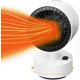 thumbnail image 1 of Mini Ceramic Heater, ADURI Fan Heater Auto Shaking Head, 600W Low Consumption Portable Desktop Heater for Office, Bedroom,Tip-over Protection, 1 of 4