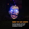 thumbnail image 2 of Joyfy Halloween Groundbreaker Animated Halloween Decorations Zombie with Creepy Sound and Flashing Eyes,Outdoor Scary Halloween Yard Decorations,Haunted House Decorations, 2 of 8